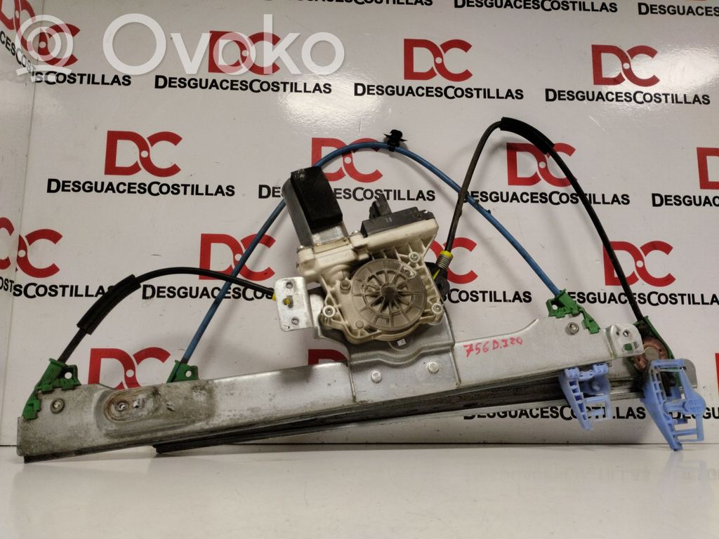 Regulador manual de la ventanilla delantera   96128604
