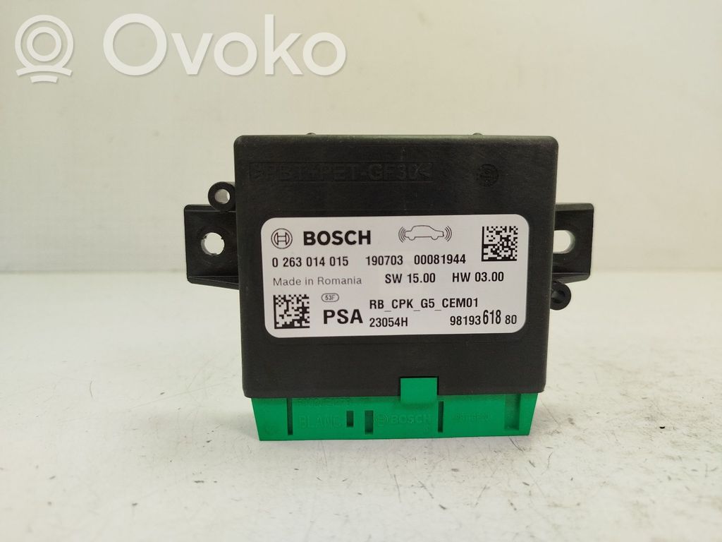 Peugeot 208 I Alte unități/module de control 