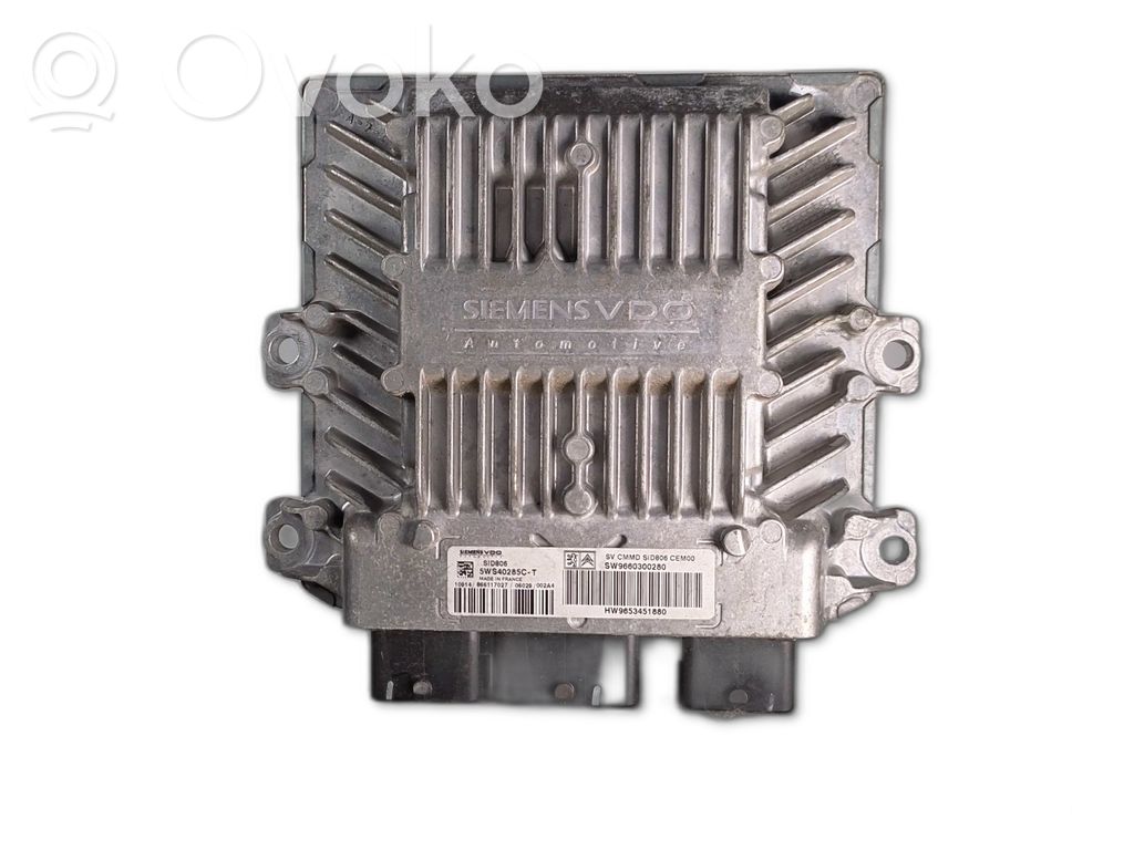 Citroen C3 Unitate/modul de control motor 