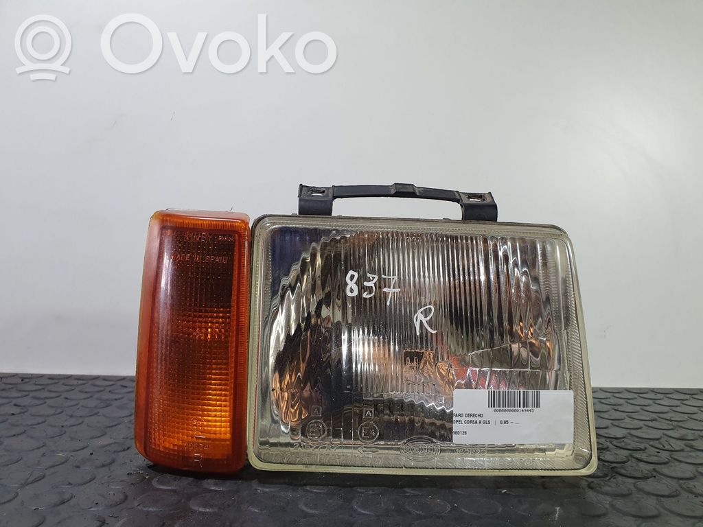 Opel Corsa A Headlight/headlamp 