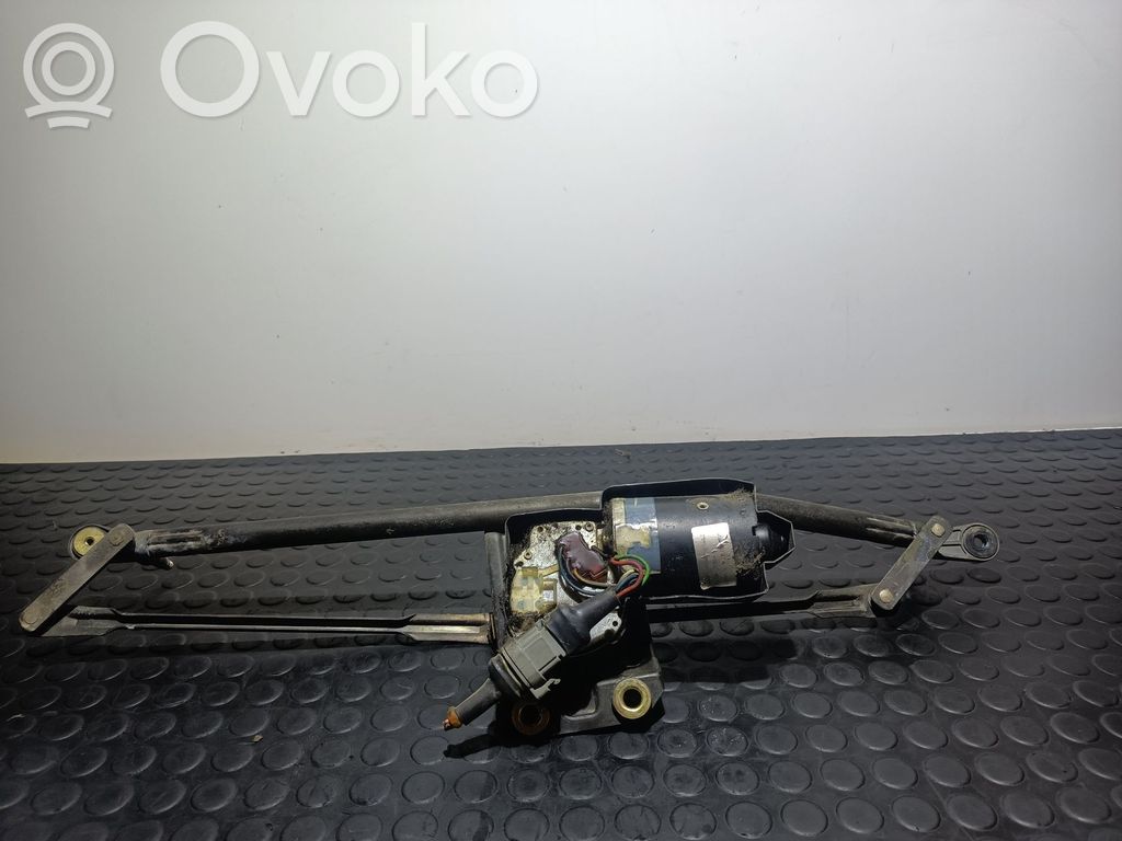 Renault Clio I Motor y varillaje del limpiaparabrisas delantero 