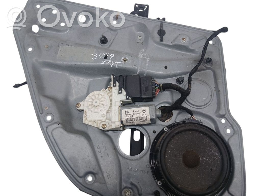 Volkswagen Golf IV Ręczny podnośnik szyby drzwi tylnych 