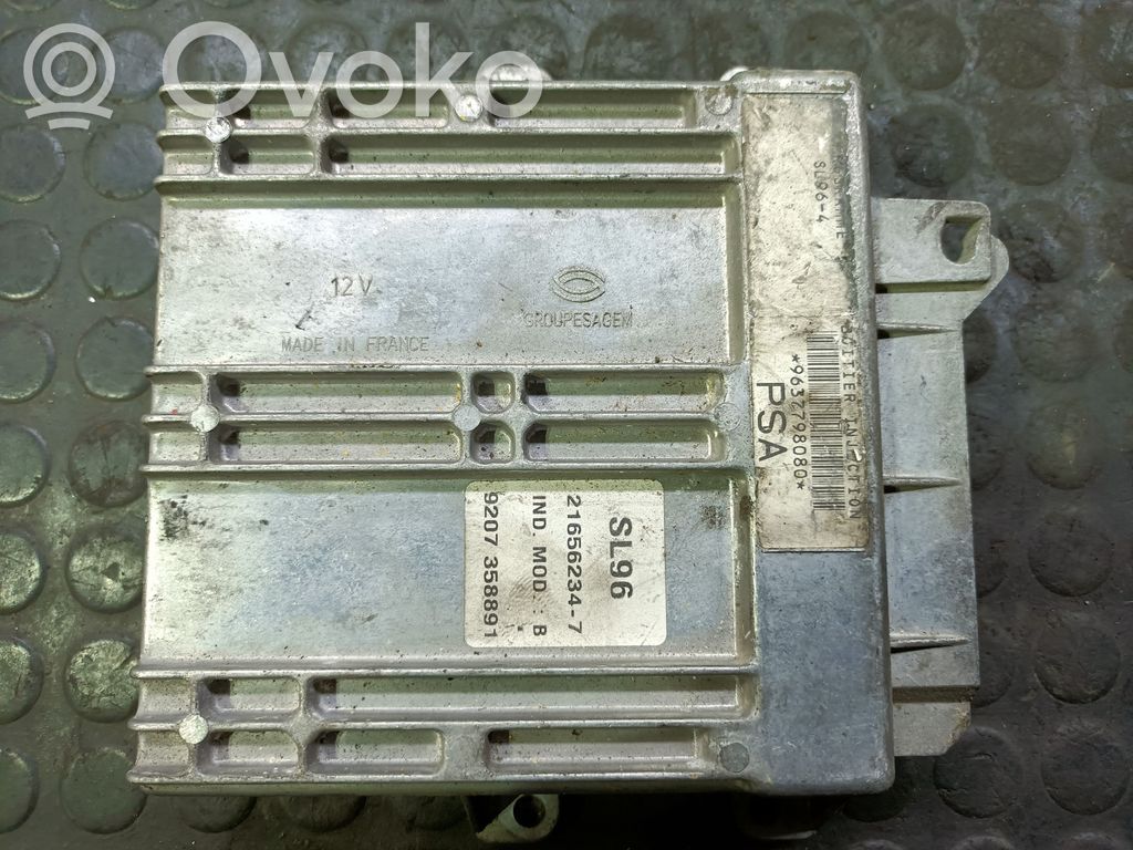 Engine control unit/module   9637798080