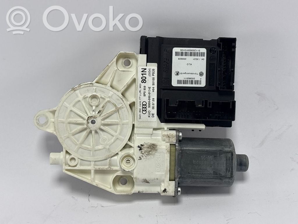 Audi A3 S3 8P Silnik regulatora szyby drzwi przednich 