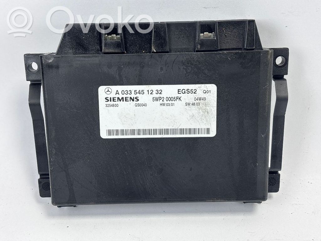 Other control units/modules   A0335451232