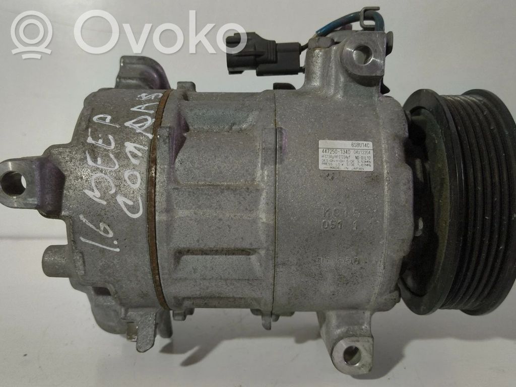 Ilmastointilaitteen kompressorin pumppu (A/C)   MC4471400881,4472501340,6SBU14C
