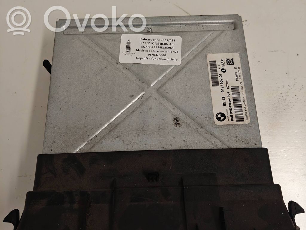 BMW X6 E71 Navigation unit CD/DVD player 