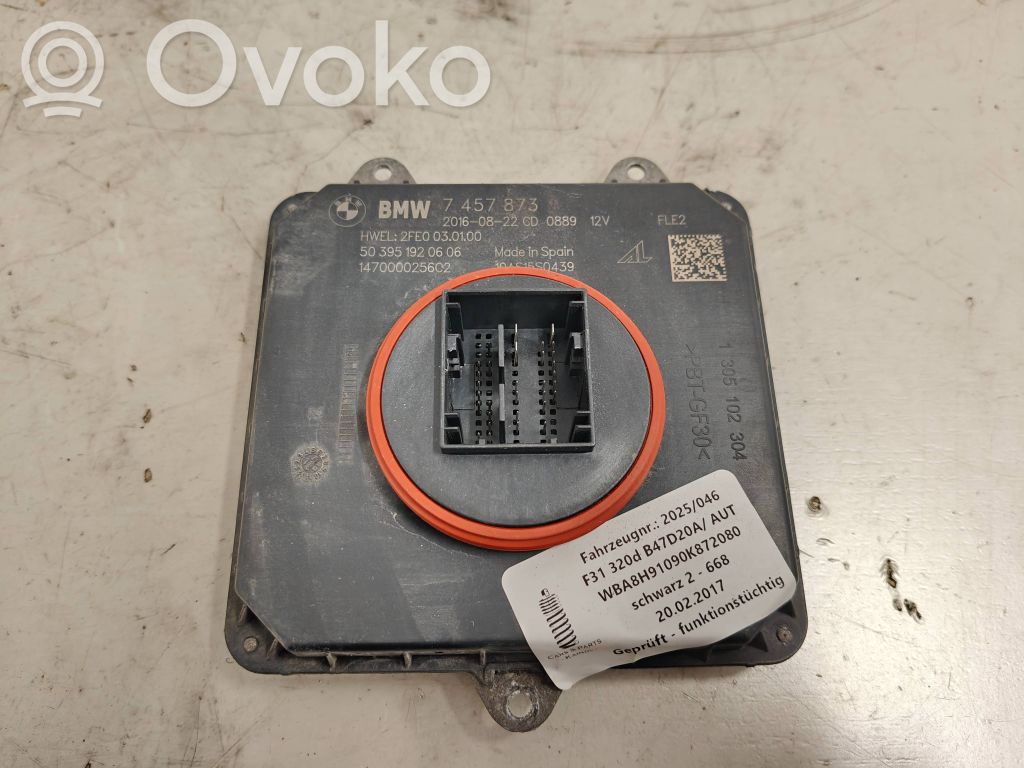 BMW 3 F30 F35 F31 Moduł sterujący statecznikiem LED 