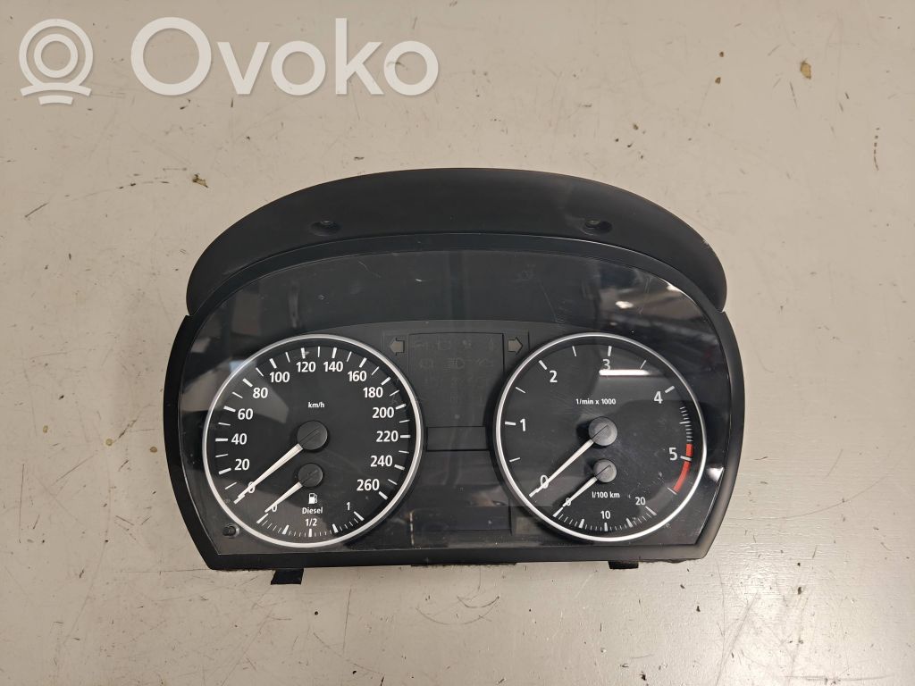 BMW 3 E90 E91 Speedometer (instrument cluster) 