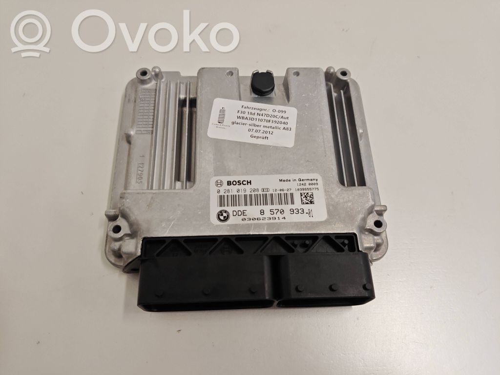 Sterownik / Moduł ECU   8570933,0281019208,030623914