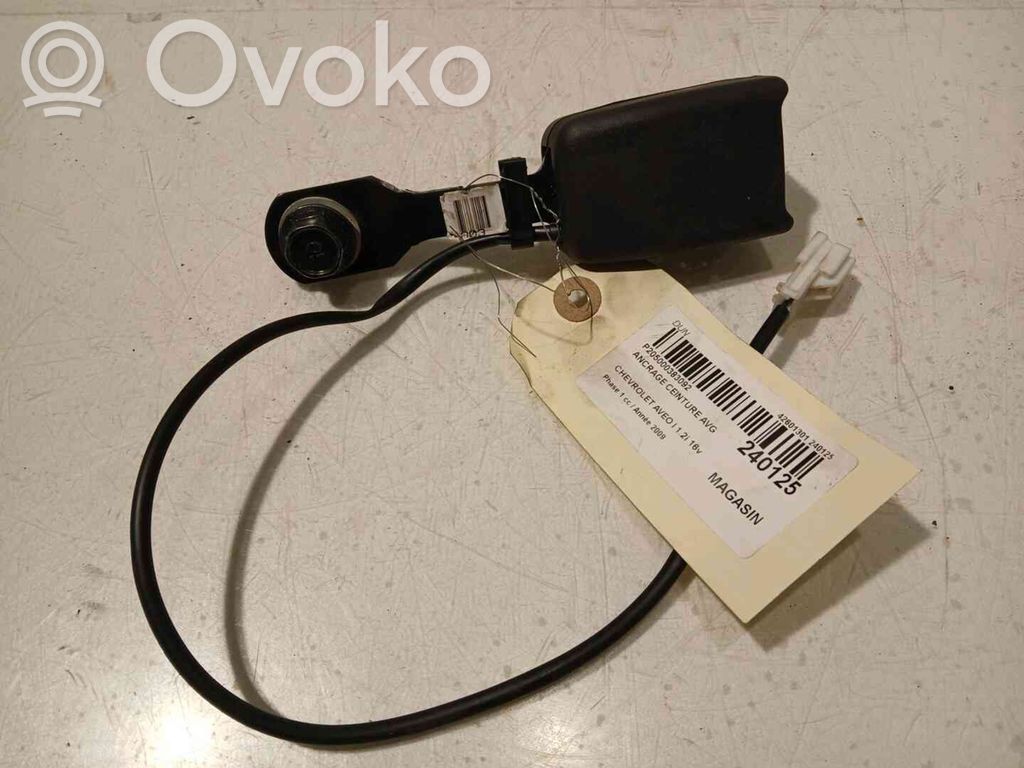 Chevrolet Aveo Hebilla del cinturón delantero 
