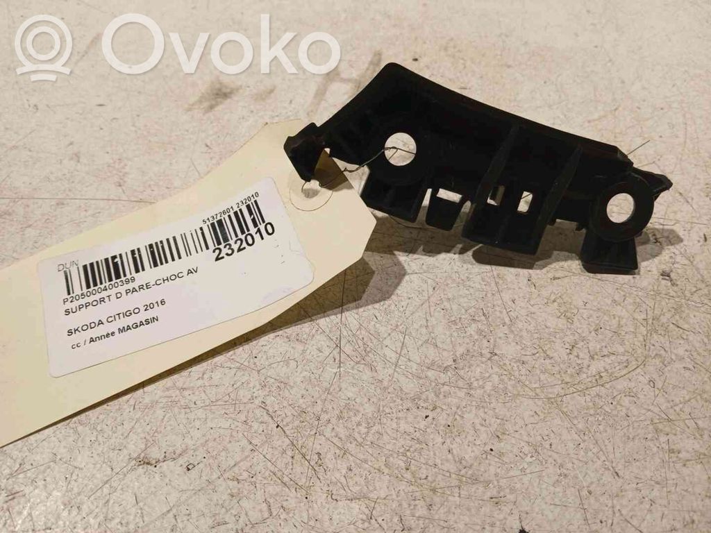 Skoda Citigo Uchwyt / Mocowanie zderzaka przedniego 