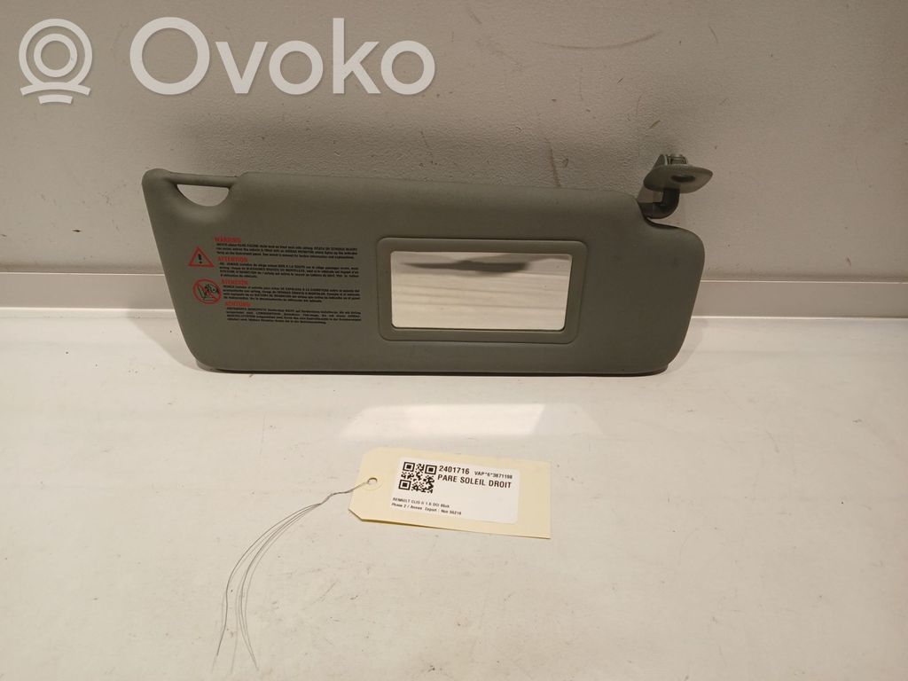 Renault Clio II Sun visor 
