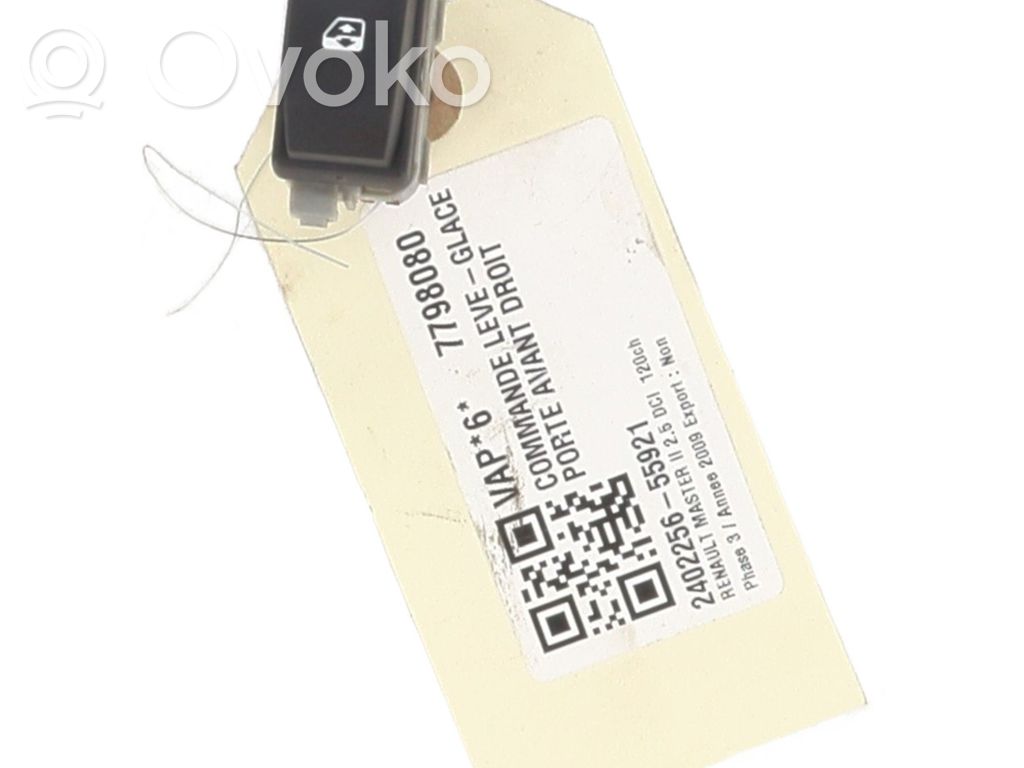 Renault Master II Electric window control switch 