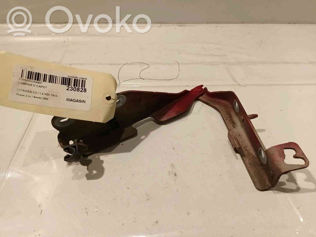 Citroen C3 Engine bonnet/hood hinges 