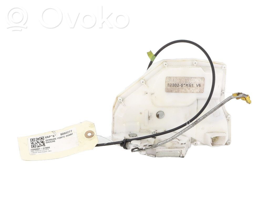 Opel Agila B Front door lock 