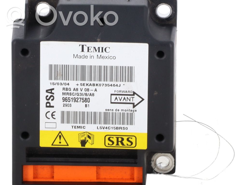 Citroen C3 Airbag control unit/module 
