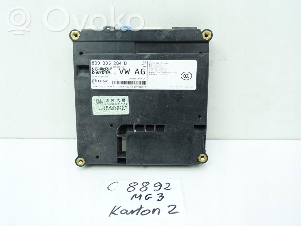 Audi A3 S3 8V Otras unidades de control/módulos 