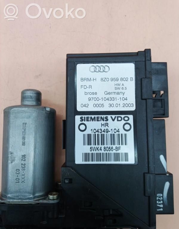 Audi A2 Rear door window regulator motor 