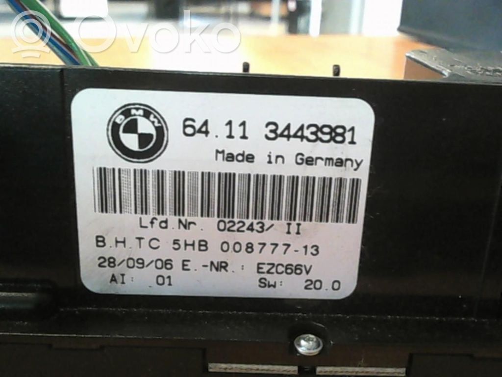 BMW X3 E83 Unitate control climatizare 