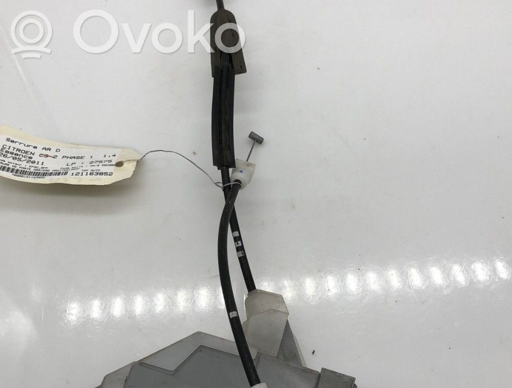 Citroen C3 Aizmugurē slēdzene 