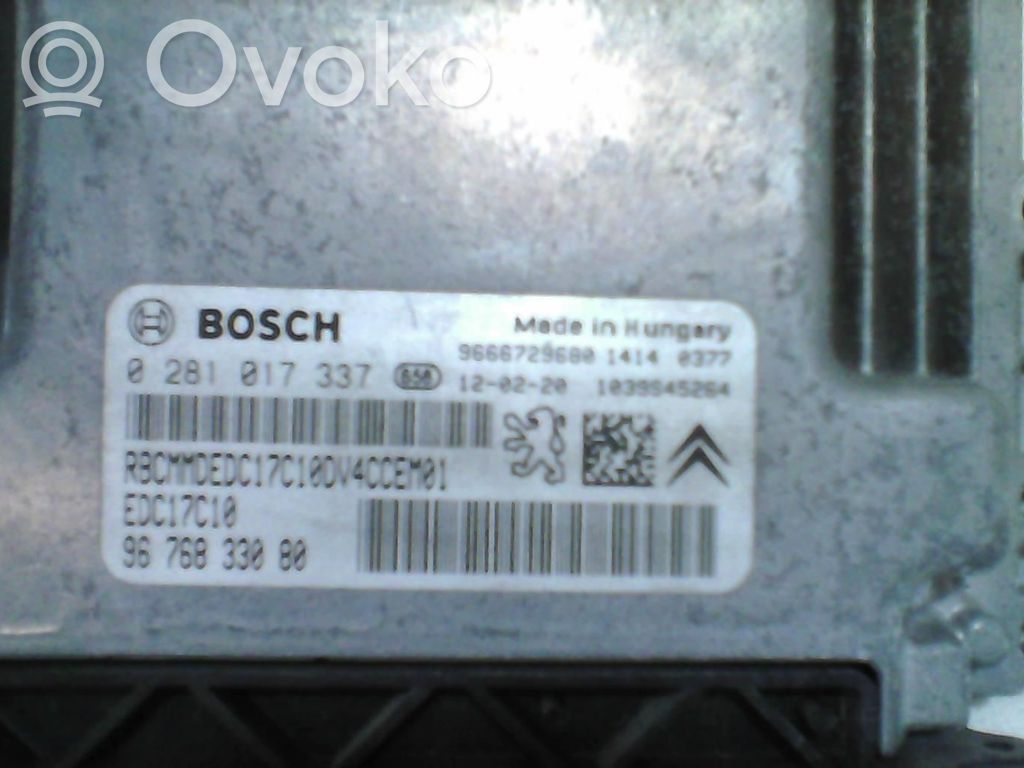 Engine control unit/module   1609528980