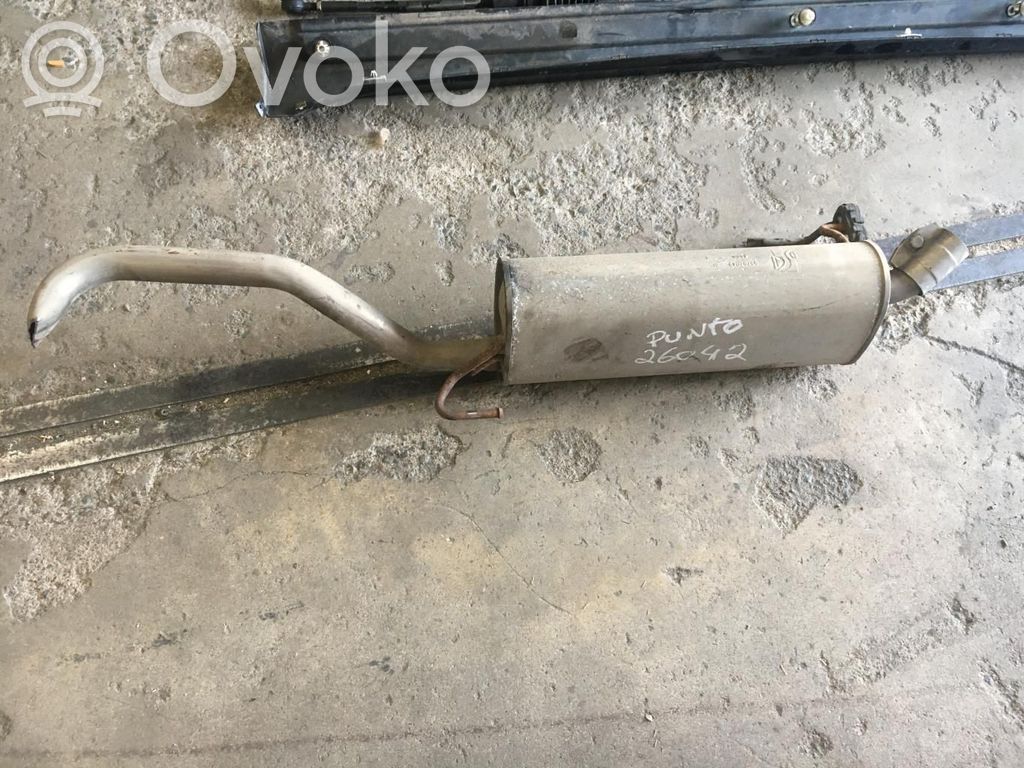 Fiat Punto Evo Aizmugurējais izpūtēja bundulis 