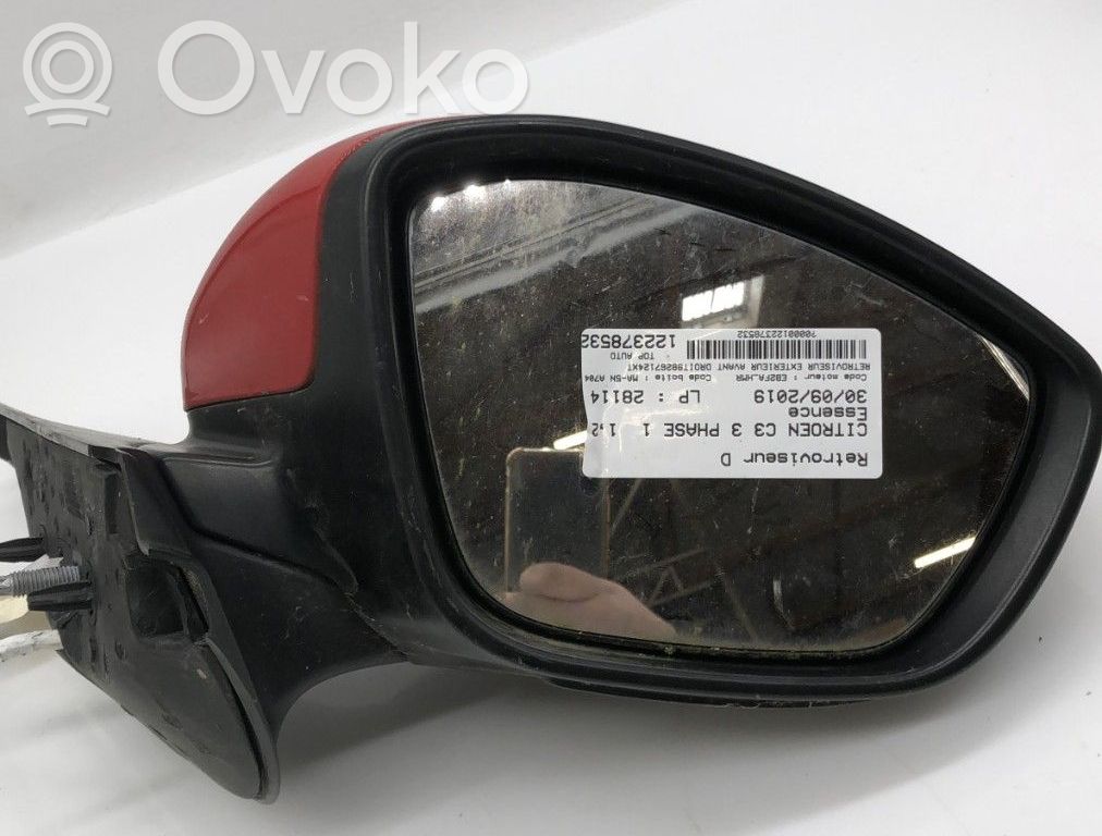 Citroen C3 Manual wing mirror 