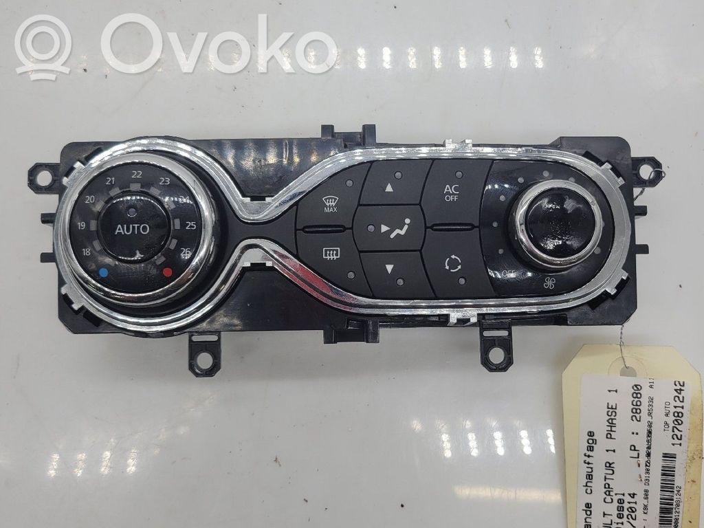Renault Captur Climate control unit 