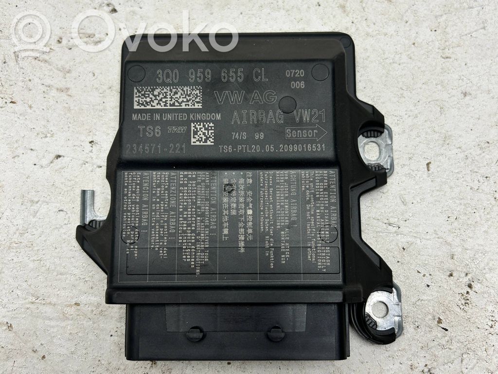 Sterownik / Moduł Airbag   3Q0959655CL