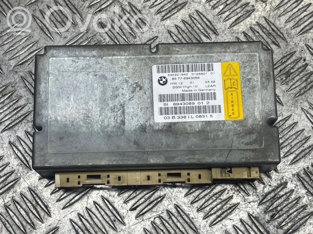 Airbag control unit/module   6943089,532221842,676943089