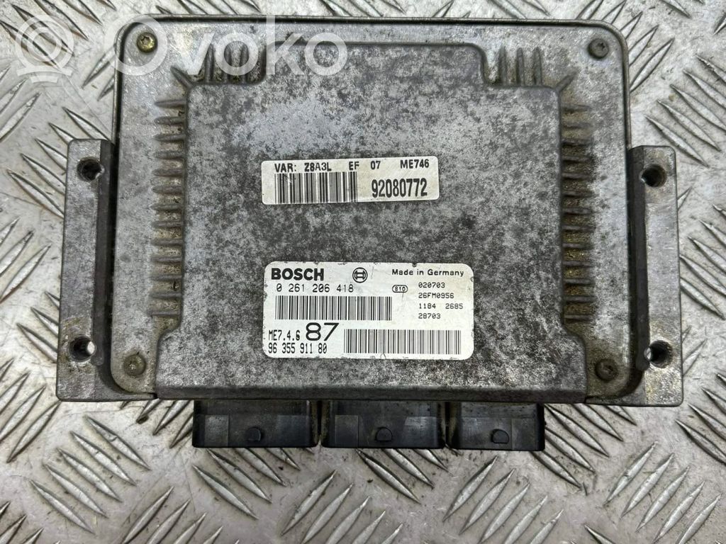 Peugeot 607 Engine control unit/module 