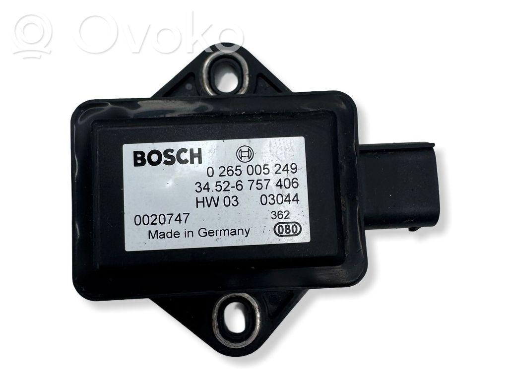 BMW 7 E65 E66 ESP acceleration yaw rate sensor 