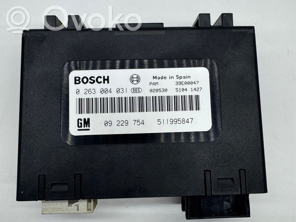 Opel Vectra C Centralina/modulo sensori di parcheggio PDC 