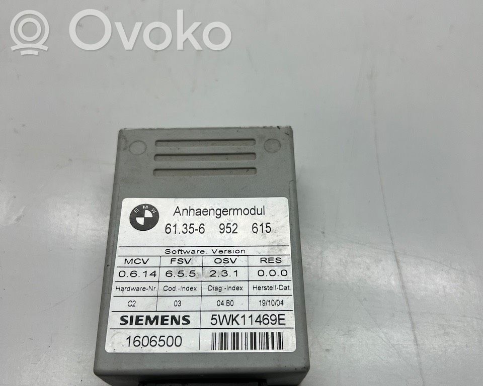 BMW 5 E60 E61 Tow bar trailer control unit/module 