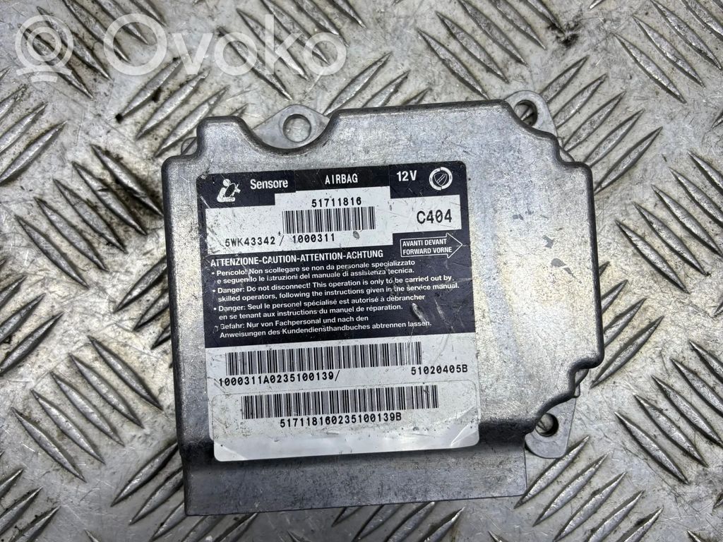 Fiat Stilo Airbag control unit/module 