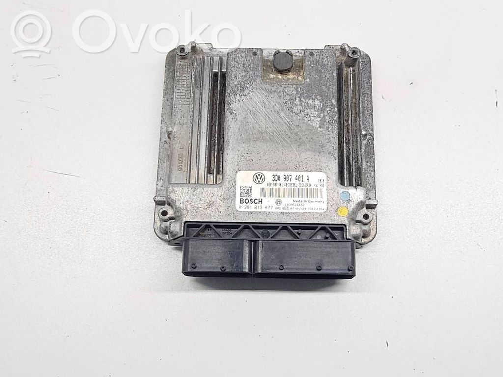 Engine control unit/module   3D0907401A,0281013677,8E0907401AB
