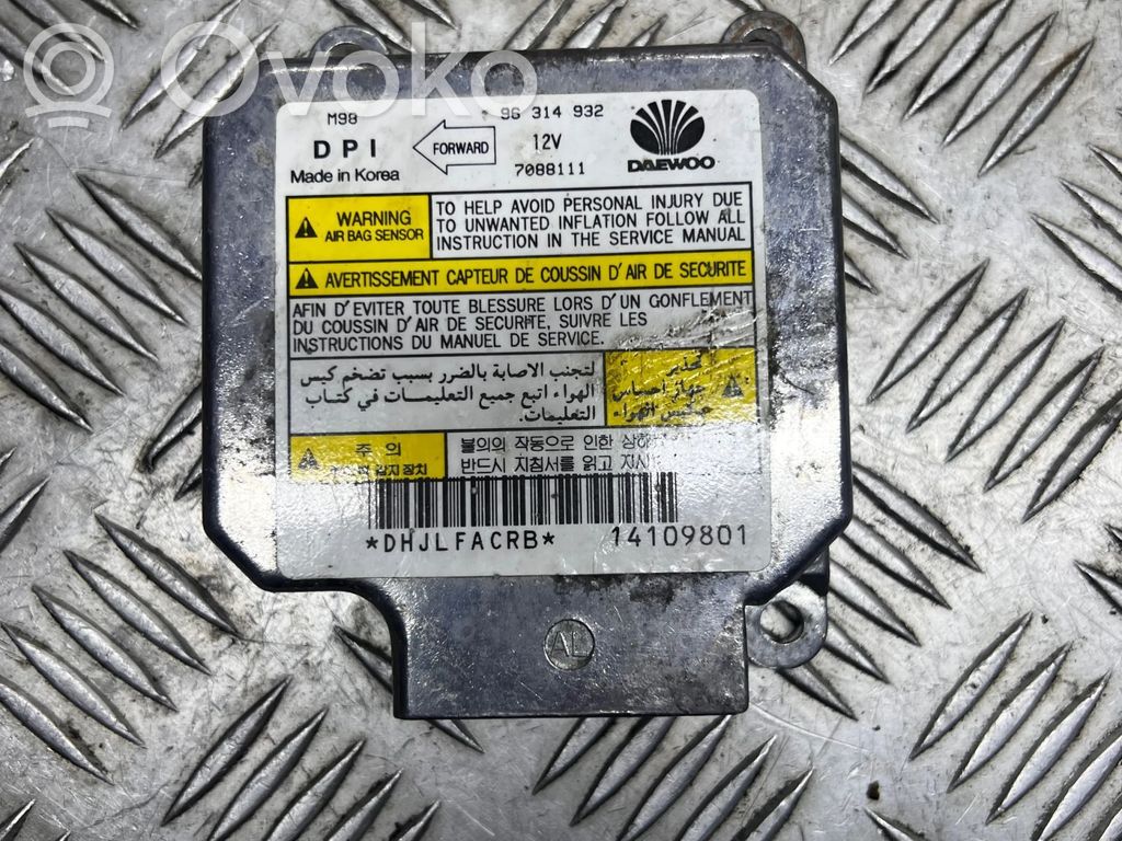 Daewoo Matiz Airbag control unit/module 