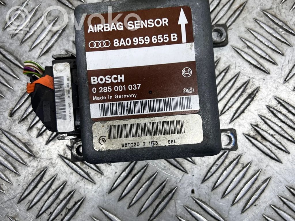 Airbag control unit/module   8A0959655B,0285001037,96T03021173