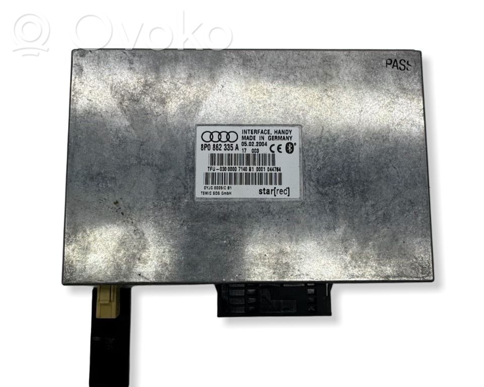 Audi A6 S6 C6 4F Bluetooth control unit module 