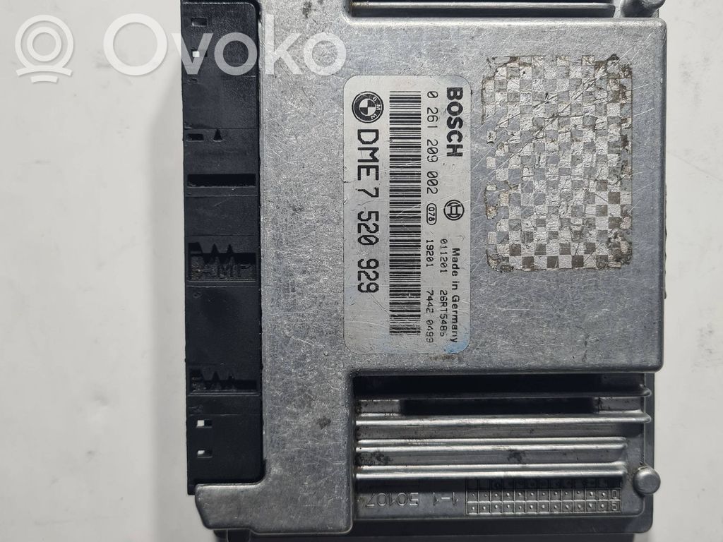 BMW 7 E65 E66 Engine control unit/module 