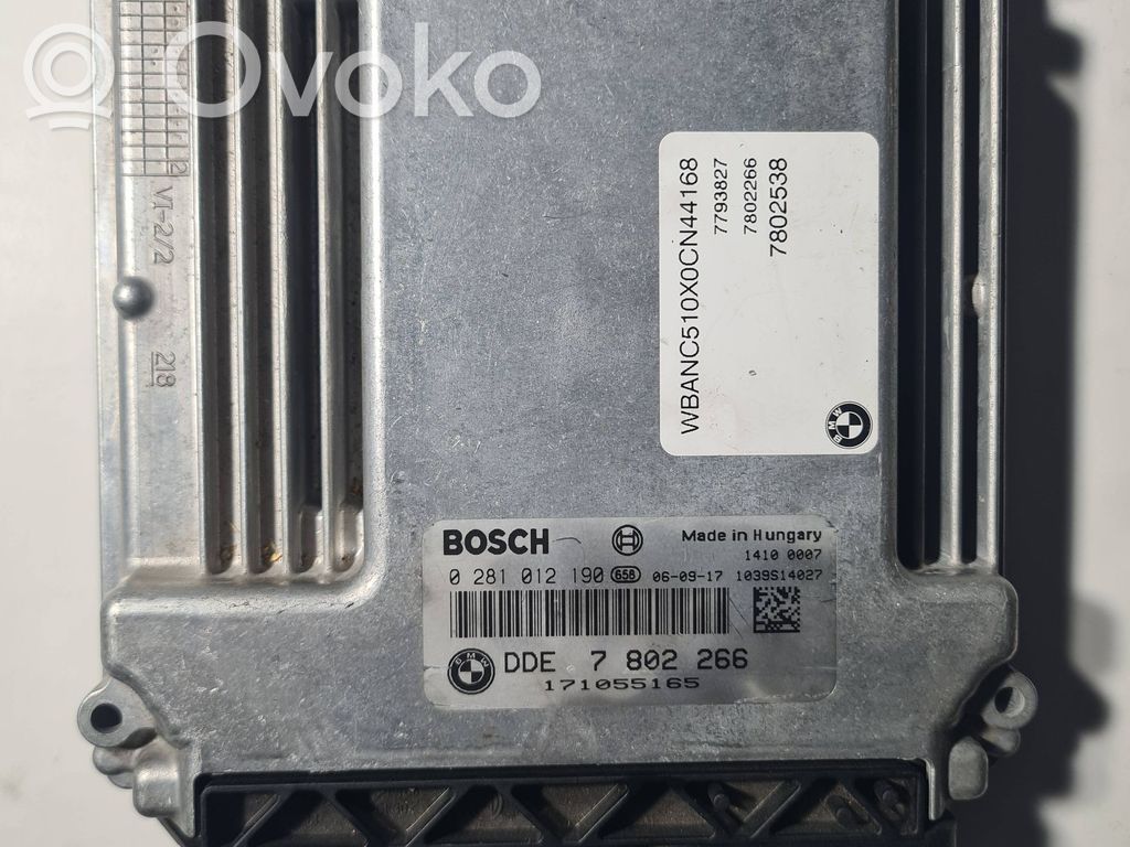 Variklio valdymo blokas   7793827,7802538,7802266