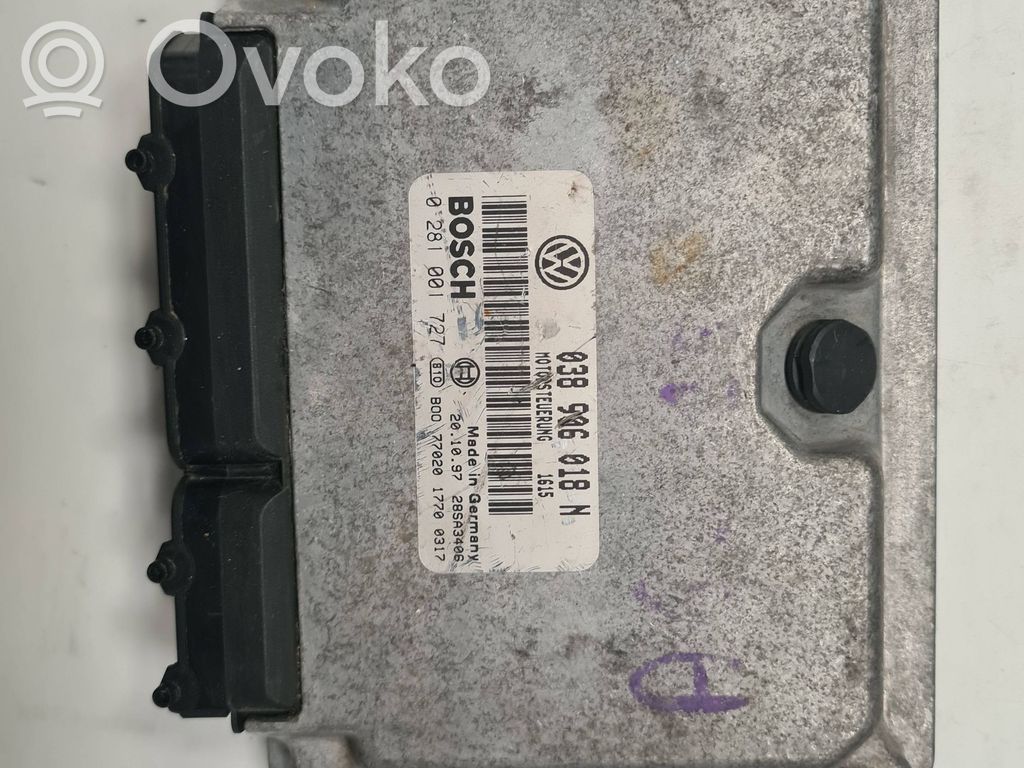 Engine control unit/module   038906018N,28SA3406,0281001727