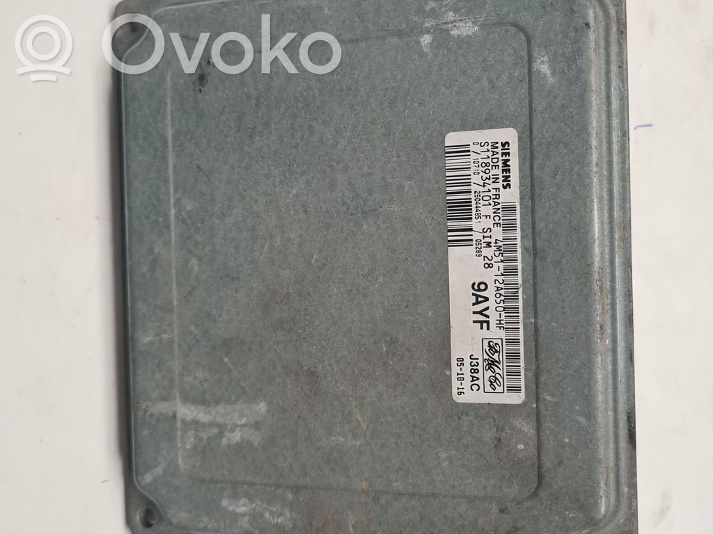 Engine control unit/module   4M5112A650HF,9AYF,118934101