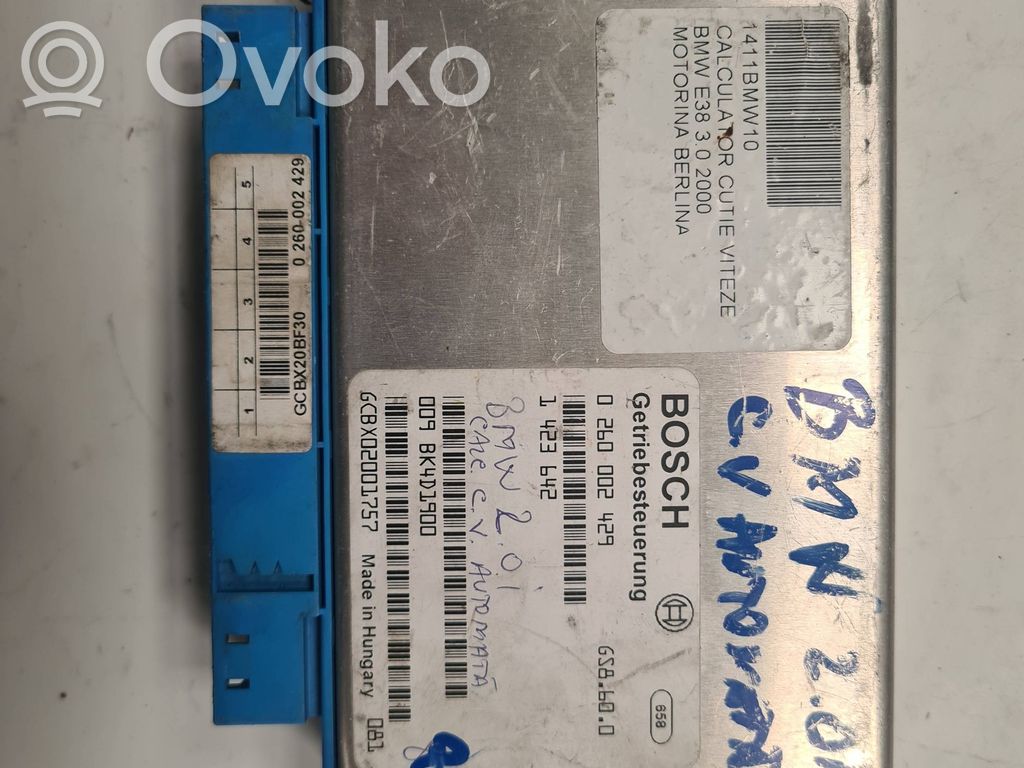 Sterownik / Moduł skrzyni biegów   1423642,0260002429,GCBX02001757,BK4D1900