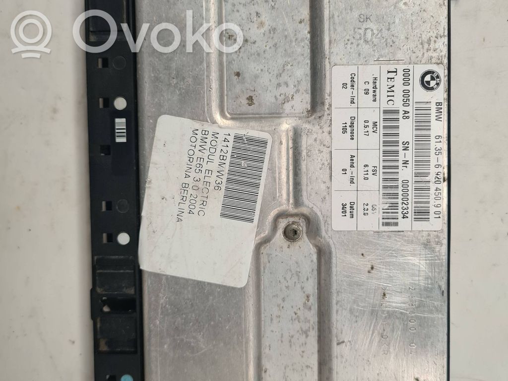 Muut ohjainlaitteet/moduulit   E65302004,1412BMW36