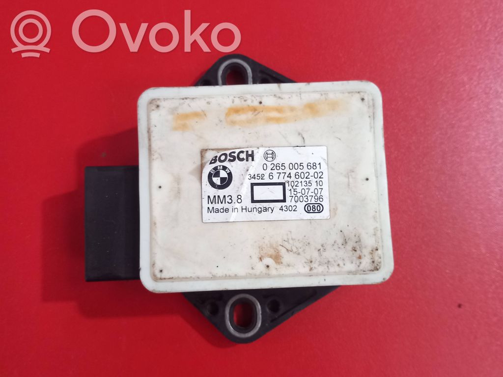 ESP acceleration yaw rate sensor   0265005681,6774602,7003796