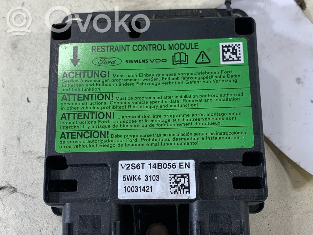 Ford Fiesta Airbag control unit/module 