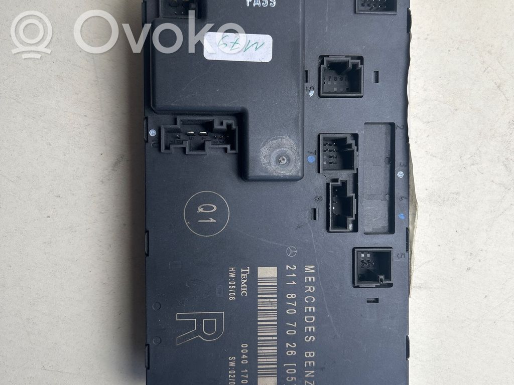 Mercedes-Benz E W211 Door control unit/module 