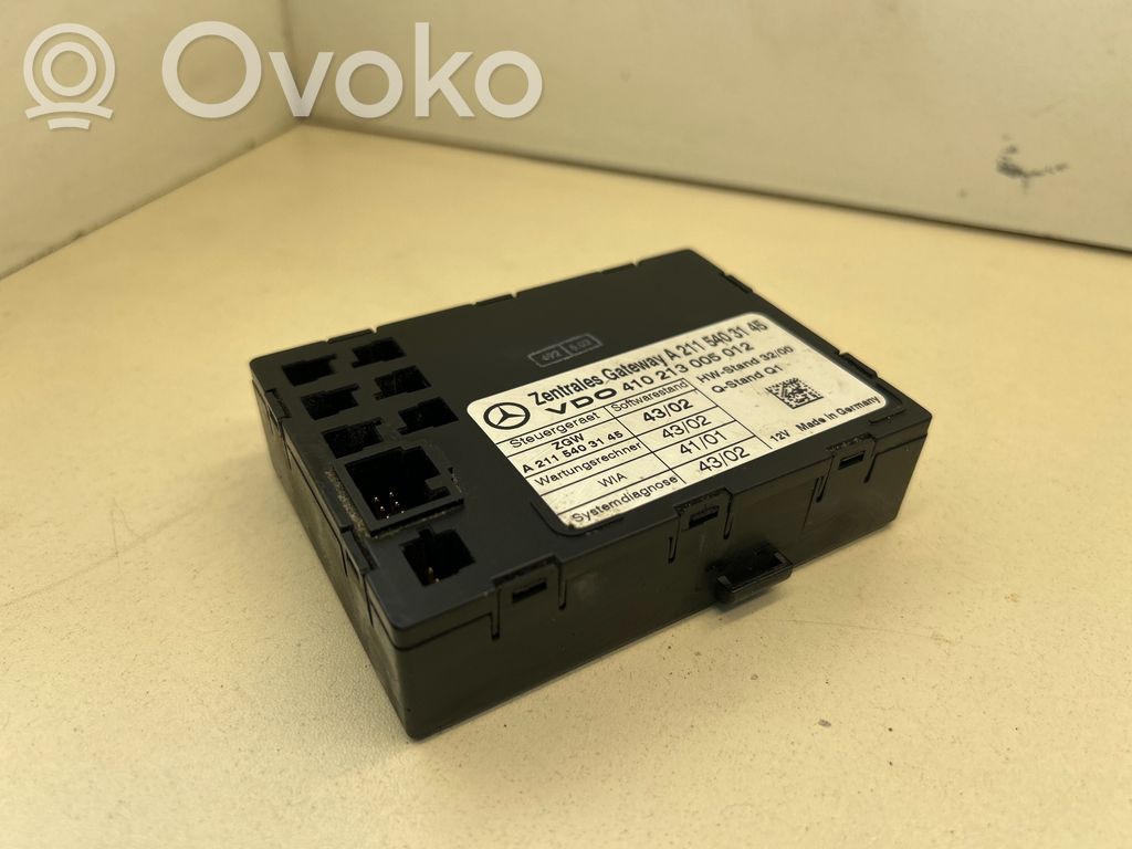 Mercedes-Benz E W211 Gateway control module 